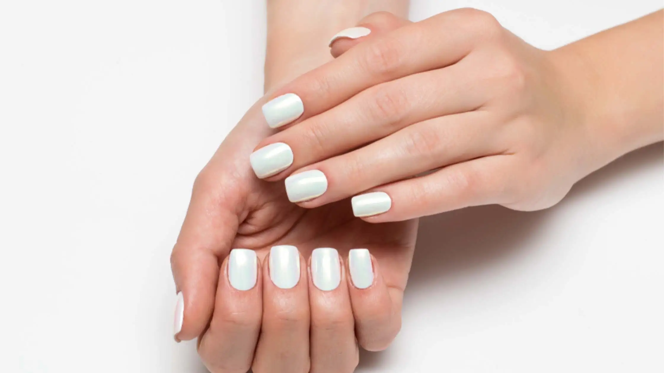 white square nails